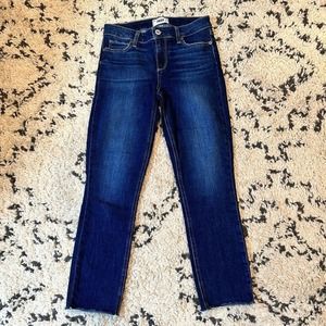 PAIGE, Skyline Skinny Crop Blue Jeans, Women's 26